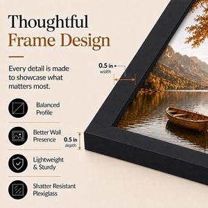 Wholesale Factory Price 4x6 5x7 6x8 8x10 Inches Custom Size DIY Memorial Wall Photo <b>Frame</b> PVC <b>Black</b> Picture <b>Frames</b> - Product Image 4