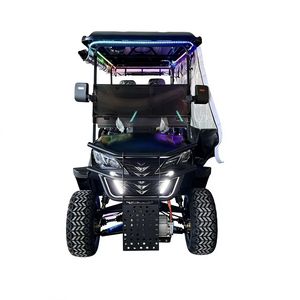 Voiturette de golf HKBG 4+2 places, transmission intégrale, double moteur 5000 Watts, haute performance, nouvelle énergie, vente en gros, haute résistance - Product Image 1