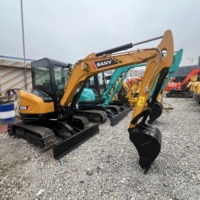 Miniexcavadora Sany SY35U de 3.5 Toneladas en Venta, Excavadora Usada con Motor Yanmar Original, Pocas Horas de Trabajo, Disponible en Stock