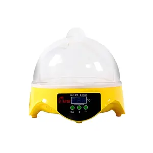 HHD CE certification 2023 new design mini hatching machine 7 eggs brooder for chicks Home used
