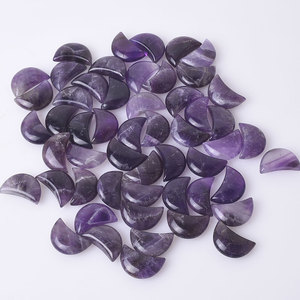 Personalizado tallado a mano Natural sueño amatista cristal estrella y <span class=keywords><strong>luna</strong></span> de cristal para regalos - Product Image 2
