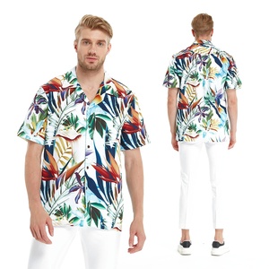 Camicia da <span class=keywords><strong>uomo</strong></span> hawaiana con collo a V da <span class=keywords><strong>uomo</strong></span> e <span class=keywords><strong>tute</strong></span> <span class=keywords><strong>taglie</strong></span> <span class=keywords><strong>forti</strong></span> Casual con tasca persa in paradiso - Product Image 3
