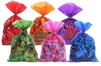 Sacs en cellophane de Noël, sacs à friandises de Noël, sacs cadeaux avec attaches torsadées pour les fournitures de fête sur le thème de Noël