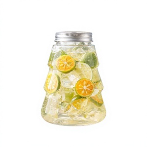 500ml PET Bottle CT500-33 55mm Twist <b>Cap</b> Durable <b>Plastic</b> Container for Smoothies and Juices Made in Vietnam - Product Image 1
