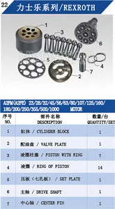 الصين توريد Rexroth A2FE23 A2FE28 A2FE32 A2FE45 A2FE56 A2FE63 محرك المكبس الهيدروليكي أجزاء