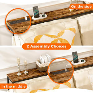 <strong>Console</strong> <strong>Table</strong> with Outlet and Charging Station for Entryway Narrow Sofa Couch <strong>Table</strong> <strong>Skinny</strong> Hallway <strong>Table</strong> - Product Image 2