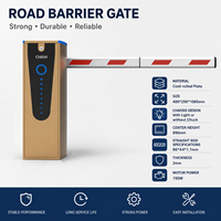 Barrière automatique avec télécommande pour le contrôle d'accès des véhicules dans les parkings