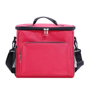 Sac isotherme portable en tissu pour bento, grand format, pour le camping en plein air, le stockage des repas, avec fermeture éclair, pour les fournitures de barbecue et de pique-nique - Product Image 6
