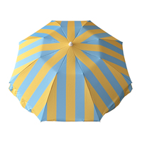 Parasols de voyage pliables personnalisés avec logo, 180 cm, imperméables, pour l'extérieur, avec mât en acier de 28/32 mm, parapluies de plage pliables, s'adaptent à une valise