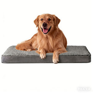 Lits orthopédiques pour chiens en gros, lit pour animaux de compagnie <span class=keywords><strong>extra</strong></span> large avec housse amovible et lavable pour cage - Product Image 1