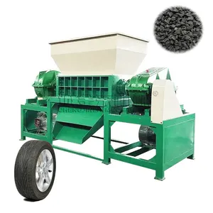 Industrial Waste Plastic Scrap Metal Paper Tire Shredder Machine