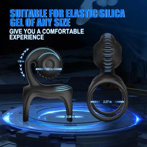 Slak <span class=keywords><strong>Vibe</strong></span> Clitoral Stimulator Orgasme Plezier Vibrerende <span class=keywords><strong>Cock</strong></span> <span class=keywords><strong>Penis</strong></span> <span class=keywords><strong>Ring</strong></span> Mouw Vibrator Koppels Erectie Speelgoed Voor Mannen - Product Image 4