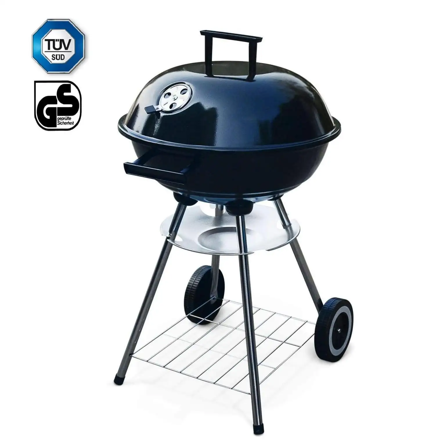 Grill Chef Portable Charcoal Barbecue Kettle Grills with ash pan