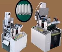 Machine de découpe à chaud et à froid automatique pneumatique Machine de découpe à chaud verticale à sangle élastique en nylon