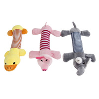 Jouet pour chien en peluche durable en forme de canard sauvage qui couine, jouet à mâcher pour chiot, jouet pour animaux de compagnie