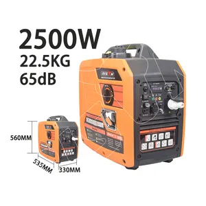 Bison Inverter 2500 Watt Portabel, Peralatan Listrik Super Senyap Terbaik