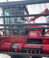Moissonneuse-batteuse diesel d'occasion au meilleur prix pour riz, blé, maïs, soja – Moissonneuse de céréales semi-automatique – Machinerie agricole