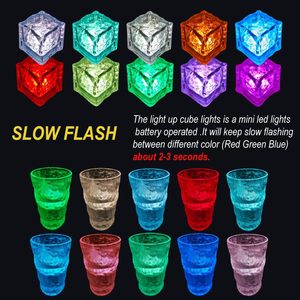 Capteur <span class=keywords><strong>de</strong></span> liquide vert bleu <span class=keywords><strong>blanc</strong></span> rouge activé par l'eau 7 couleurs lumineuses cube <span class=keywords><strong>de</strong></span> glace LED réutilisable étanche pour l'Espagne <span class=keywords><strong>Nicolas</strong></span> Napoléon - Product Image 5