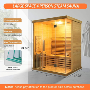 Vente en gros de luxe <span class=keywords><strong>Sauna</strong></span> au sel de l'Himalaya <span class=keywords><strong>Sauna</strong></span> à vapeur sèche Salle pour thérapie Bain SPA <span class=keywords><strong>Sauna</strong></span> traditionnel Salles - Product Image 3