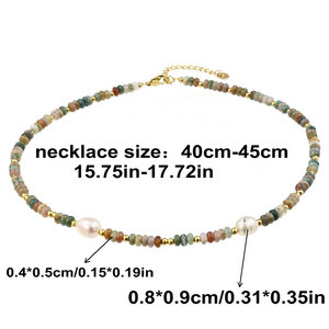 Collar <span class=keywords><strong>de</strong></span> piedra <span class=keywords><strong>de</strong></span> ágata India natural collar <span class=keywords><strong>de</strong></span> cuentas <span class=keywords><strong>de</strong></span> perlas <span class=keywords><strong>de</strong></span> ágata loca collar <span class=keywords><strong>de</strong></span> piedras preciosas <span class=keywords><strong>de</strong></span> acero inoxidable para regalo <span class=keywords><strong>de</strong></span> mujer - Product Image 6