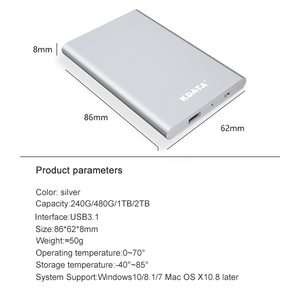 Портативный жесткий диск Kdata Disque Dur SSD 1TB 2TB 4TB 512GB мобильный жесткий диск внешний накопитель для ноутбука - Product Image 6