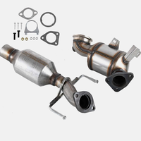 Conjunto de 2 Peças de Conversores Catalíticos 58220 para Chevy Trax e Buick Encore 1.4L de 13-21, Tubos de Escape Dianteiro e Traseiro
