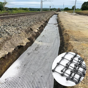 Géogrille <span class=keywords><strong>en</strong></span> HDPE à vente chaude, géocellule, amélioration du terrain, renforcement de la voie ferrée, écologique, prix d'usine, commande <span class=keywords><strong>en</strong></span> gros - Product Image 4
