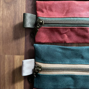 Borsa resistente in tela cerata impermeabile per lo stile di moda con cerniera e etichetta abbinate alla borsa <span class=keywords><strong>o</strong></span> al portafoglio - Product Image 3