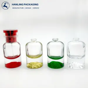 スプレーヘッド付き高級香水化粧品ガラス瓶30ml透明ガラス瓶