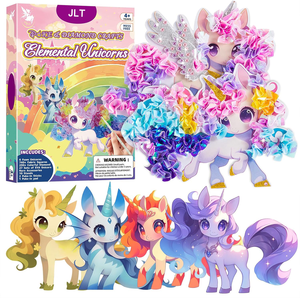 <span class=keywords><strong>Kit</strong></span> d'activités sensorielles éducatives DIY Safe Tool pour enfants : Tufting et Poke Art - Product Image 6
