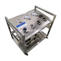 Pompe de remplissage de CO2 de système de surpression liquide pneumatique à haute efficacité pour la conception de pompe à piston de cylindre de gaz pour l'industrie automobile