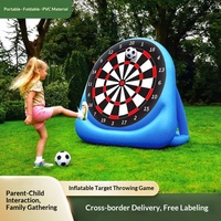 Cible de football gonflable en PVC pour événements sportifs et parcs d'attractions en plein air – Jeu de tir amusant