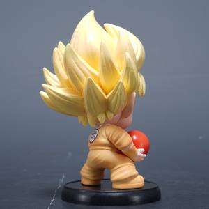 Figurine en PVC <span class=keywords><strong>Super</strong></span> Saiyan Kid Goku version Q avec base Dragoned Balled, boîte de couleur pour décoration d'intérieur et cadeau, collection d'<span class=keywords><strong>anime</strong></span> DBZ - Product Image 4