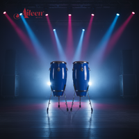 Congas professionnels en peau de buffle, percussion, 10'' 11'', en fibre de verre (ACOG 117)