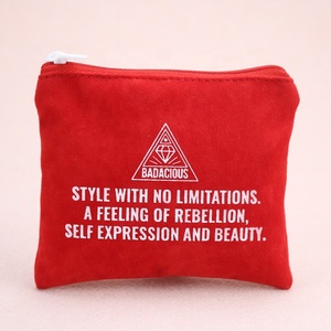 Bolsa de Regalo de Terciopelo con Logotipo Personalizado, Bolsa con Cierre para Joyería, Mini Bolsa de Cuero Sintético con Cierre para Joyería - Product Image 5