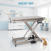Table de chirurgie vétérinaire électrique OSCAT avec système de pesage numérique pour l'examen et le traitement des animaux dans les cliniques vétérinaires