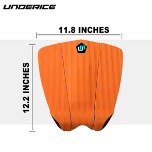 Le plus récent Offre Spéciale Hybrid Board <span class=keywords><strong>Vert</strong></span> Wedge Tail Kick Diamond haute densité Friendly Deck Grip Surf Center Surfboard Traction Pad - Product Image 5