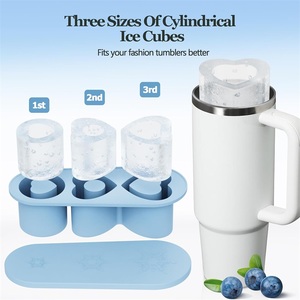 Cấp thực phẩm <span class=keywords><strong>Silicone</strong></span> <span class=keywords><strong>Ice</strong></span> <span class=keywords><strong>Cube</strong></span> khay <span class=keywords><strong>Ice</strong></span> <span class=keywords><strong>Cube</strong></span> Marker mềm <span class=keywords><strong>Silicone</strong></span> <span class=keywords><strong>Ice</strong></span> molds Tương thích với Stanley cup - Product Image 3
