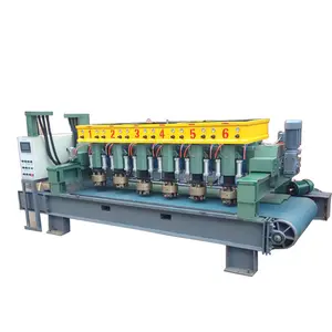 New design multi heads bush hammer marble and granite Double head litchi stone surface processing machine for wholesales