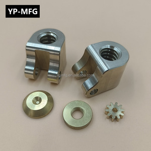 Fabrication de précision de pièces métalliques CNC en laiton en acier inoxydable usinage personnalisé fraisage tournage pliage fabrication de feuilles - Product Image 4