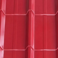 Tôle profilée en acier prélaqué revêtue d'aluminium et de zinc ASTM, type 840 900, panneau métallique coloré haute résistance