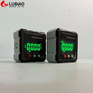 Inclinometro Digitale Laser a 2 Lati con Telaio in Alluminio e Magneti su 4 Lati, Batteria Ricaricabile - Product Image 1
