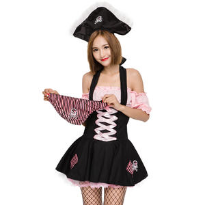 2025 nuevos estilos <span class=keywords><strong>Amazon</strong></span> Hot Style Witch Costume Soft Girl Style Pirate Costume Park Staff Dressed Up <span class=keywords><strong>Halloween</strong></span> Cosplay Disfraces Stage Makeup - Product Image 1