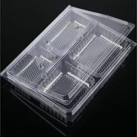 Barquette en plastique rectangulaire haut de gamme pour œufs, transparente, type clamshell, pour œufs de caille, œufs en chocolat, qualité alimentaire, empilable, très demandée