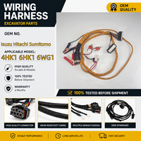 Cable de prueba de arranque para ECU de motor diésel 4HK1 6HK1 6WG1, arnés de cableado para placa de computadora ECU de excavadora Isuzu Hitachi Sumitomo