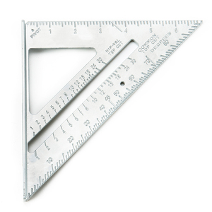 Metall Multifunktions Edelstahl Aluminium legiert Winkel Dreieck Skala Lineal für Zimmermann dreieckiges Quadrat Lineal - Product Image 4