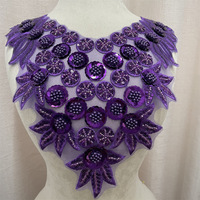 Patchs à coudre en dentelle florale en forme de cœur brodés en 3D pour chapeaux, en PVC avec strass, type feutre, tissu en dentelle