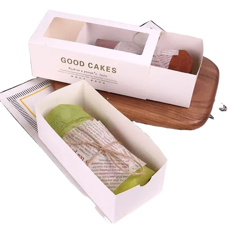 Cake Roll Roll West Point Box Long Packing Drawer Cake Box