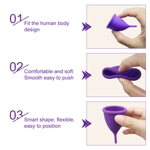 <span class=keywords><strong>Copa</strong></span> <span class=keywords><strong>Menstrual</strong></span> de Silicona de Grado Médico, Libre de BPA, Suave, para Flujo Abundante, a Prueba de Fugas, Higiene Femenina, Reutilizable - Product Image 4