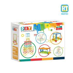 나이 3 세 + 99 개/세트 박스 다채로운 가변 수학 DIY 빌딩 큐브 블록 - Product Image 5